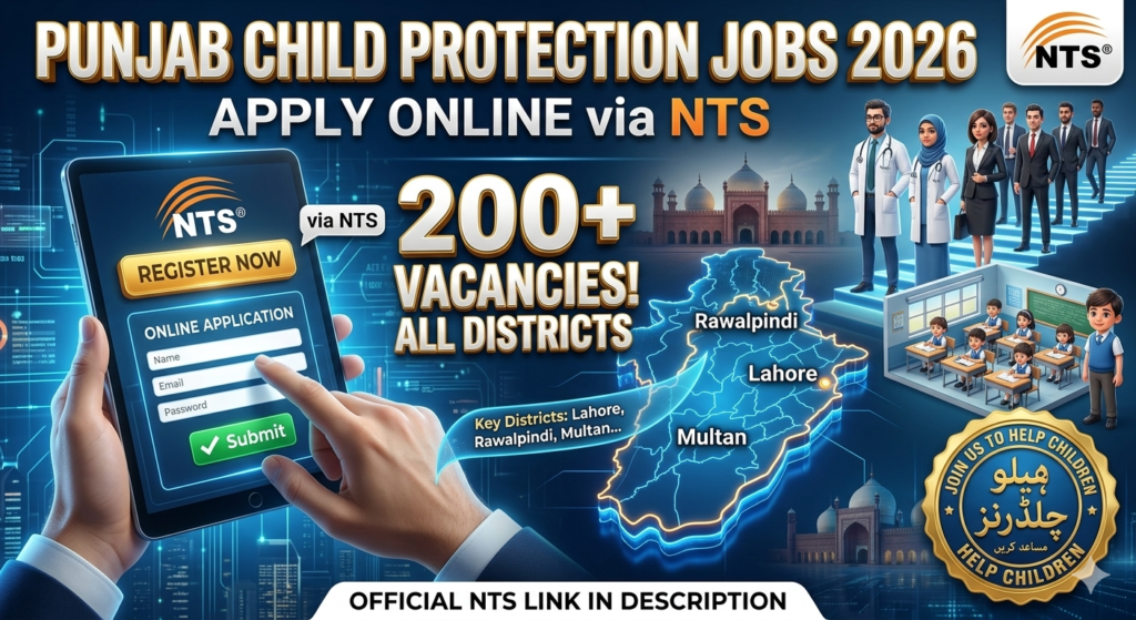 Latest Punjab Child Protection Jobs 2026 : Apply online 1 punjab child protection jobs 2026