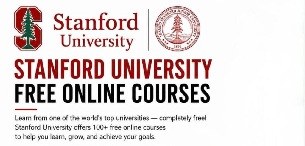Stanford University Free Online Courses 2026 for international students