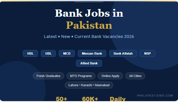 How to get Bank Jobs in Pakistan – Latest, New & Current Bank Jobs 2026